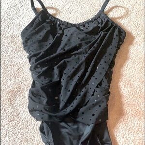 🔥MagicSuit,Black w/Sequin Overlay on Bodice,Price is firm!. SPF 30, Size 8